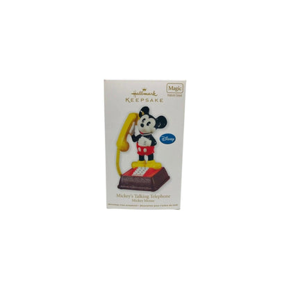 2011 Mickey's Talking Telephone Hallmark Ornament (Mickey Mouse & Friends) QXD1027 Image2