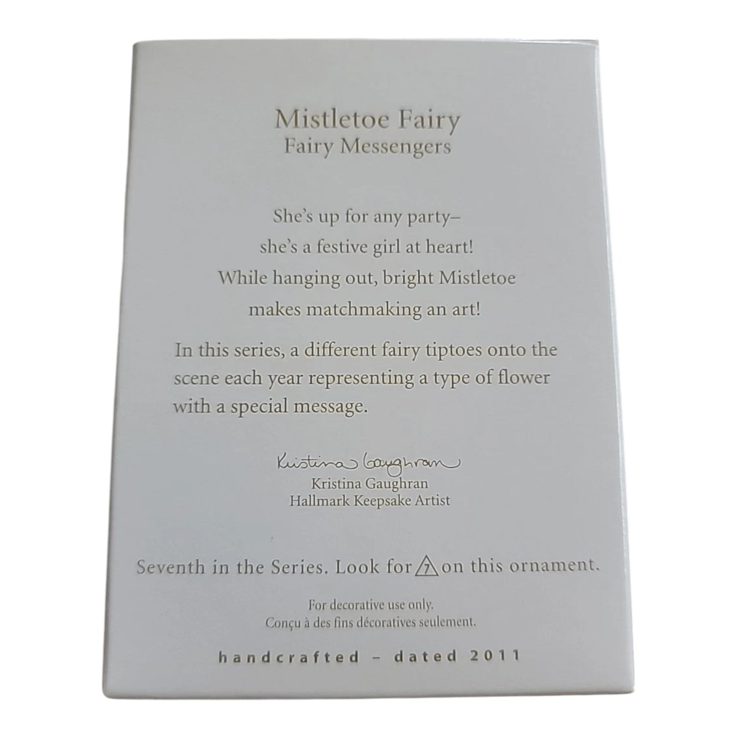 2011 Mistletoe Fairy (Fairy Messengers)