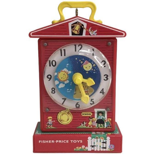 2011 Music Box Teaching Clock Hallmark Ornament (Fisher Price) QXI2459