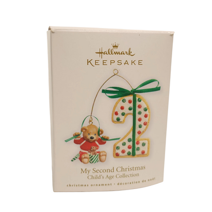 2011 My Second Christmas Hallmark Ornament (Child's Age Collection) QXG7606
