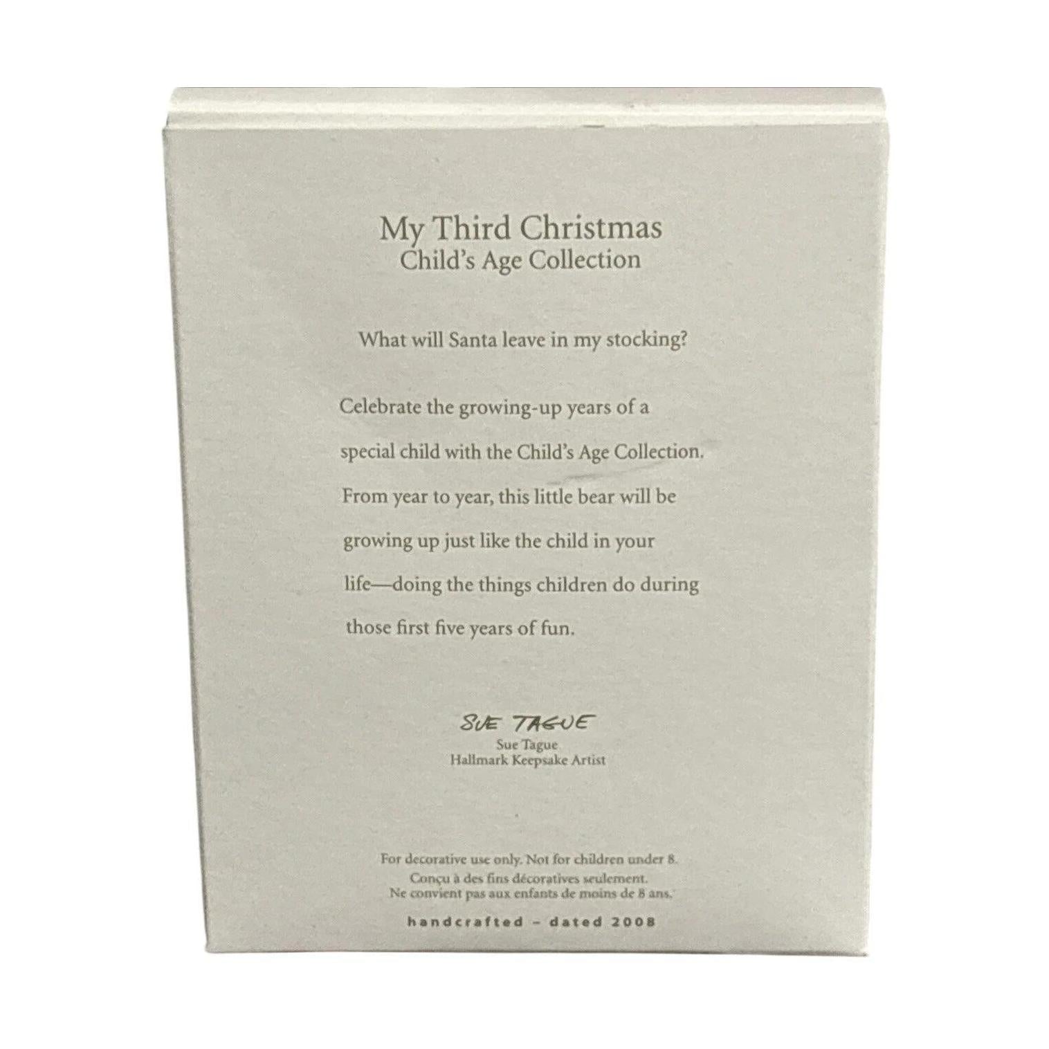 2011 My Third Christmas Hallmark Ornament (Child's Age Collection) QXG7613 Image4