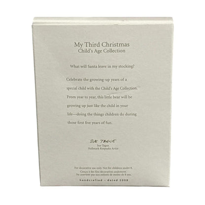 2011 My Third Christmas Hallmark Ornament (Child's Age Collection) QXG7613 Image4