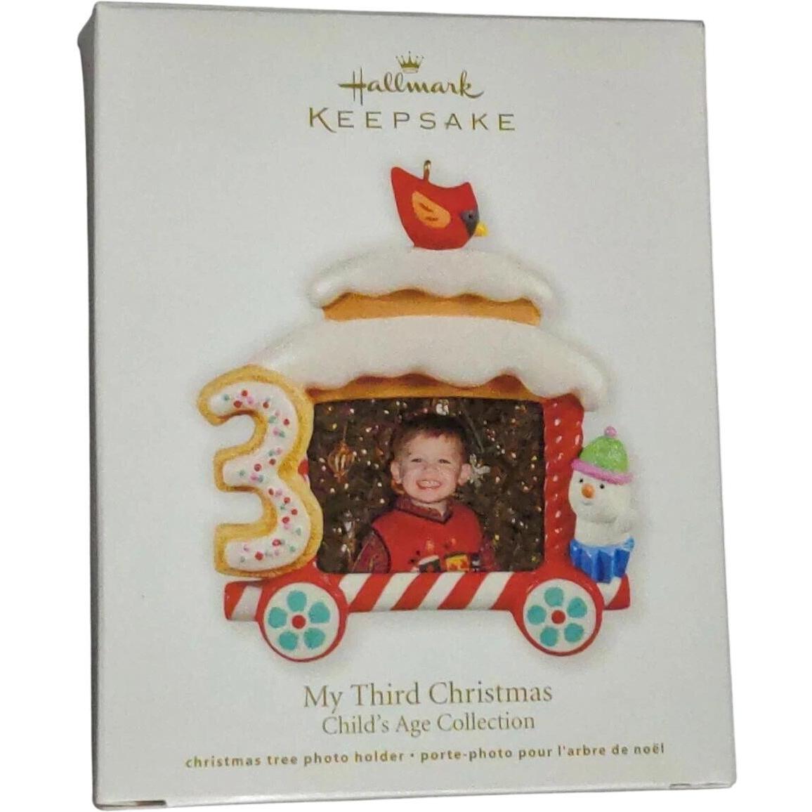 2011 My Third Christmas - Photo Holder Hallmark Ornament (Child's Age Collection) QXG4429
