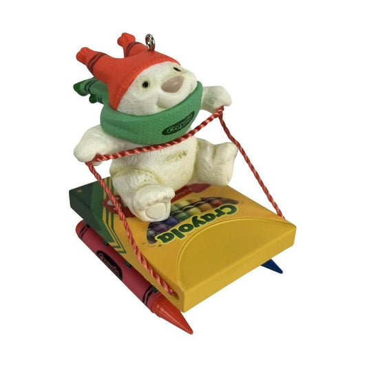 2011 One Colorful Sled Hallmark Ornament (Crayola) QXI2629 Image1