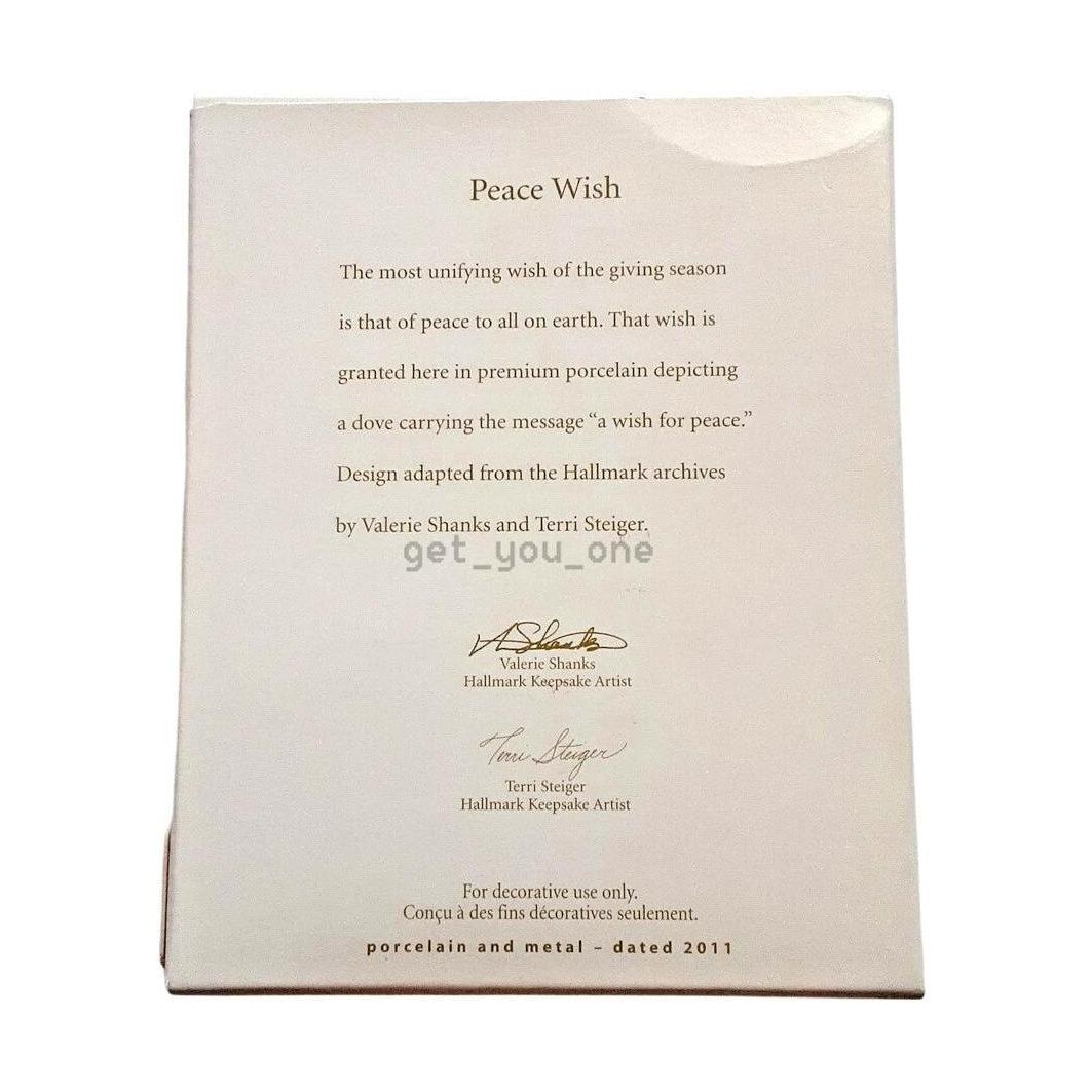 2011 Peach Wish Hallmark Ornament (Simply Beautiful) QXG3559 Image4