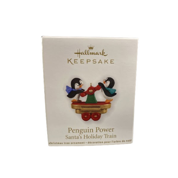 2011 Penguin Power Hallmark Ornament (Santa's Holiday Train) QRP5927