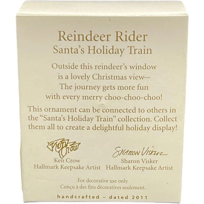 2011 Reindeer Rider Hallmark Ornament (Santa's Holiday Train) QRP5917