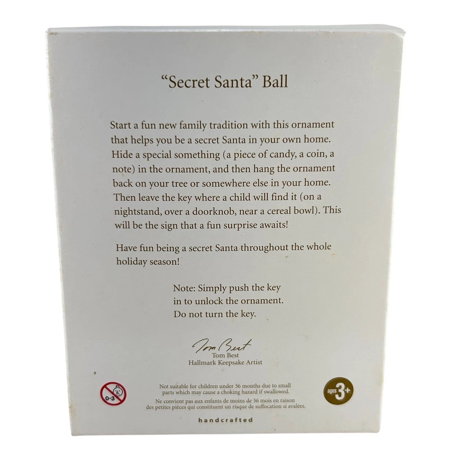 2011 Secret Santa Ball Hallmark Ornament (Bell) QXG4749