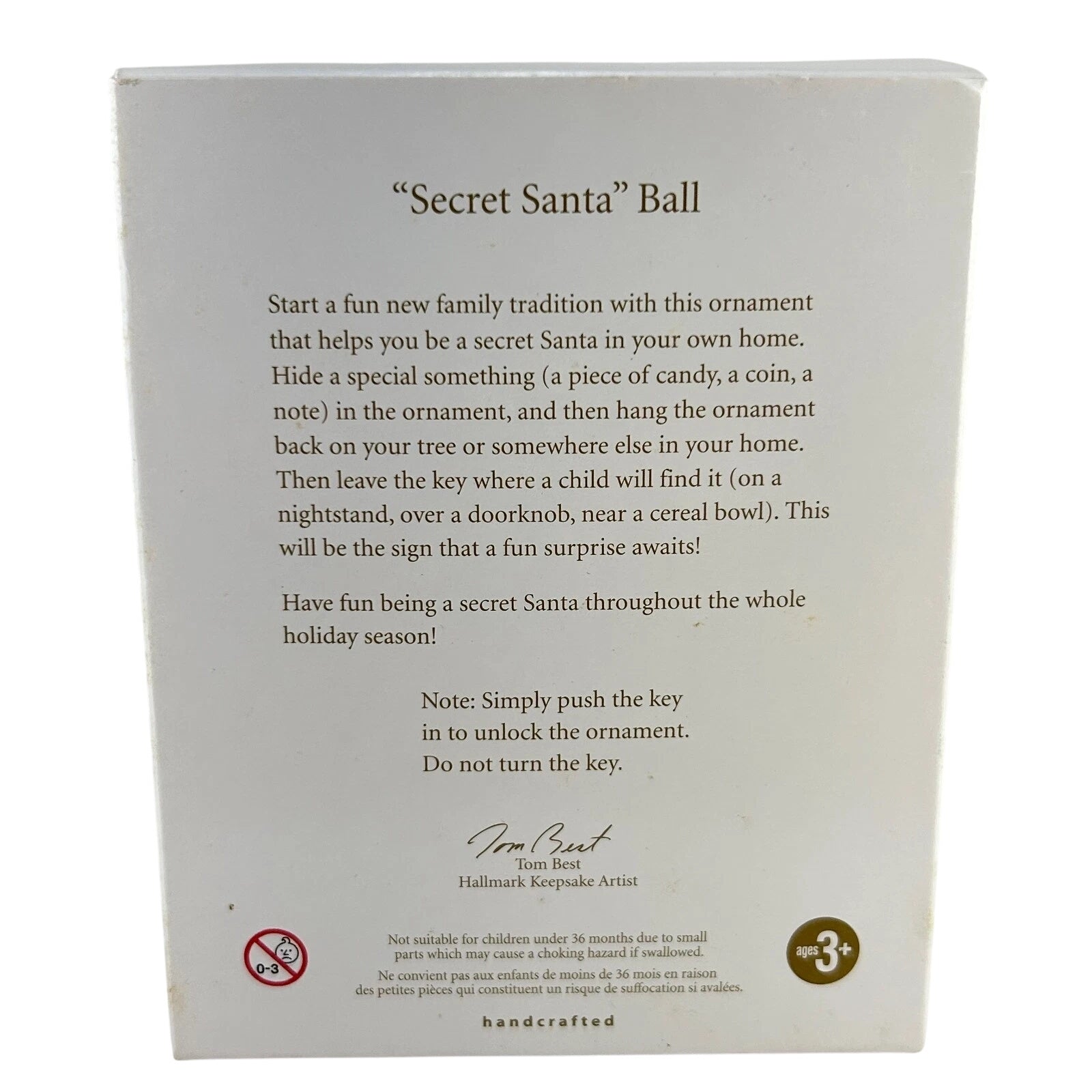 2011 Secret Santa Ball Hallmark Ornament (Bell) QXG4749