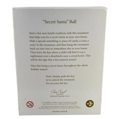 2011 Secret Santa Ball Hallmark Ornament (Bell) QXG4749