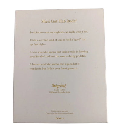 2011 She's Got Hat-itude! Hallmark Ornament (Flowers) QXG4837 Image5