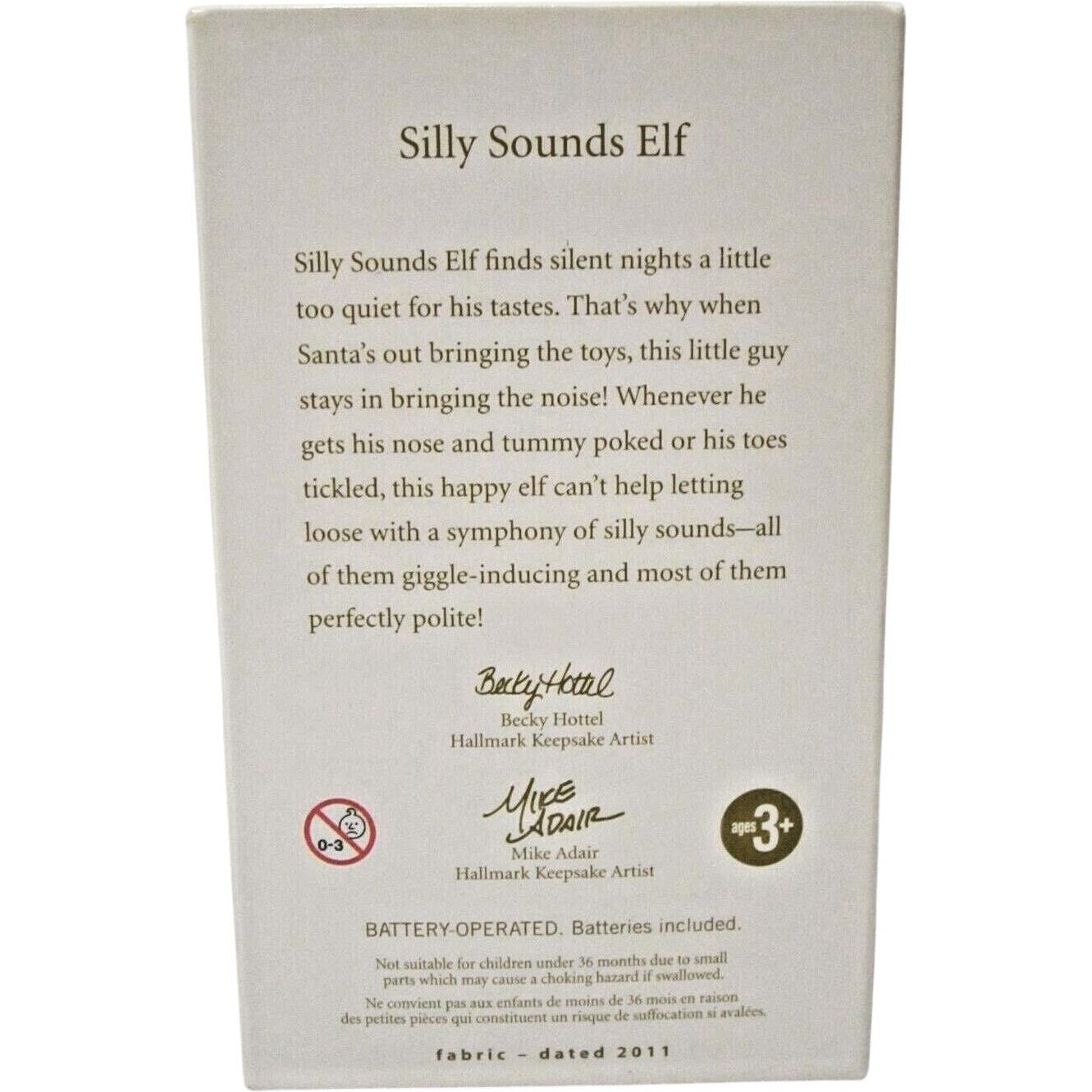 2011 Silly Sounds Elf Hallmark Ornament (Elf) QXG4759