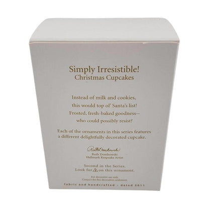 2011 Simply Irresistible! Hallmark Ornament (Christmas Cupcakes) QX8869 Image5