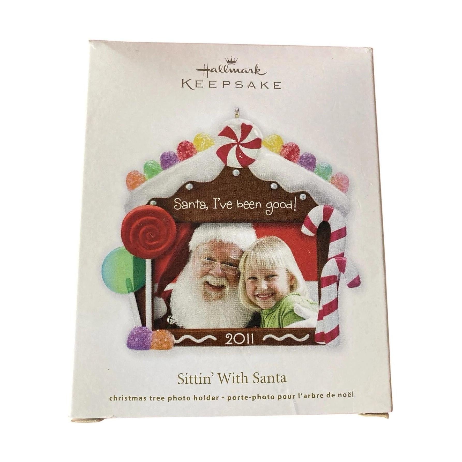 2011 Sittin' With Santa Hallmark Ornament (Photo Holder) LPR3469 Image2