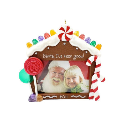 2011 Sittin' With Santa Hallmark Ornament (Photo Holder) LPR3469