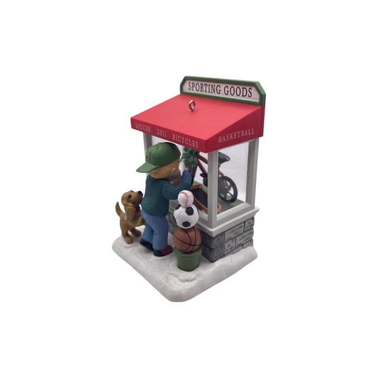 2011 Sporting Goods Hallmark Ornament (Christmas Window) QXC5020 Image1