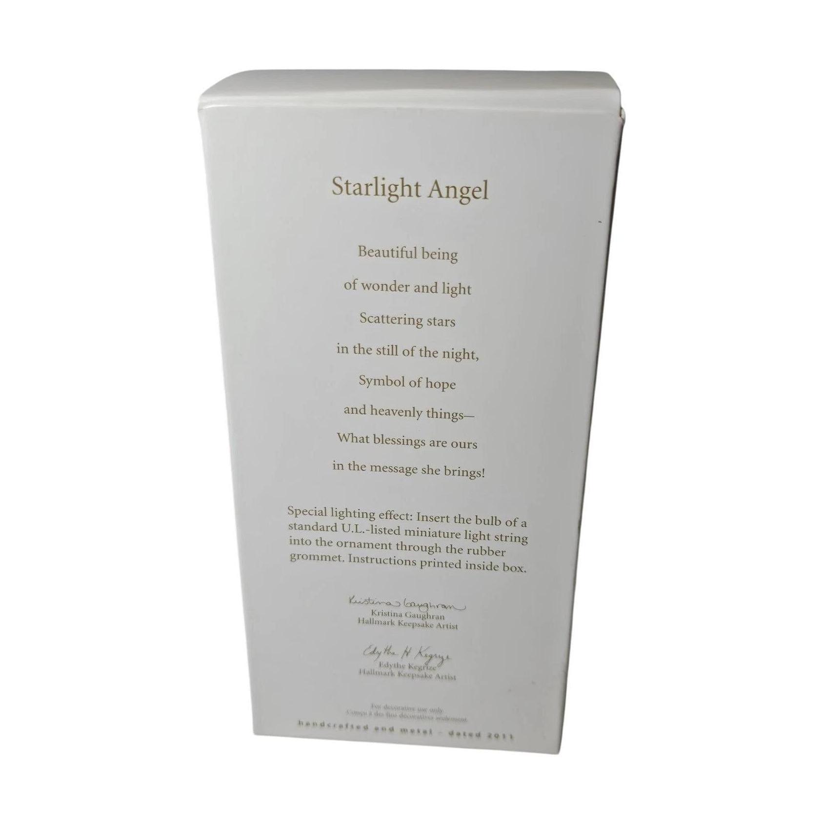 2011 Starlight Angel Hallmark Ornament (Angel) QXC5021 Image5