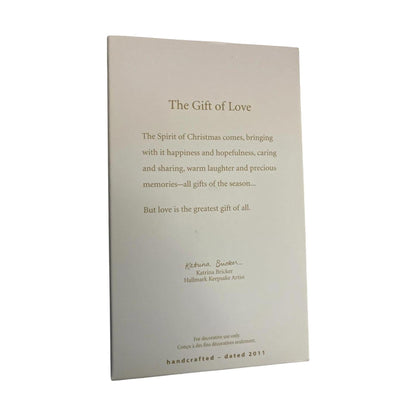 2011 The Gift of Love Hallmark Ornament (Santa Claus) QXC5029 Image8