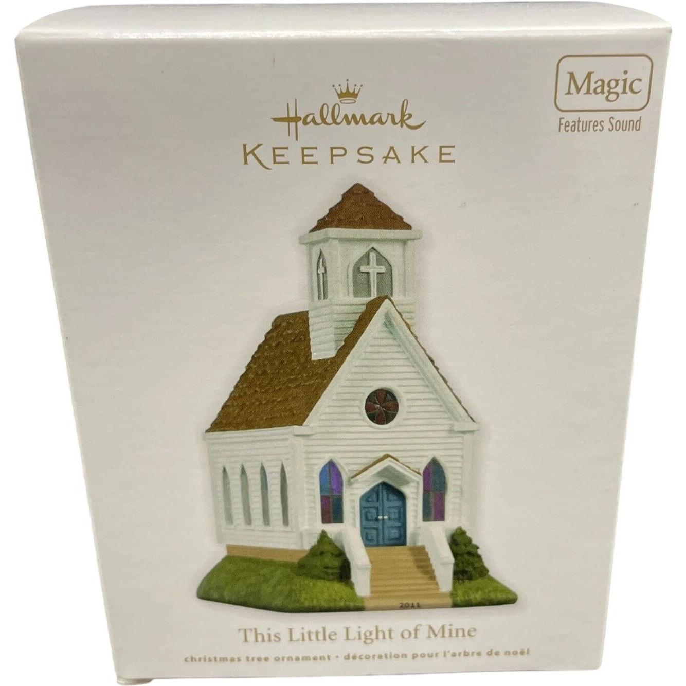2011 This Little Light of Mine Hallmark Ornament (Church) QXG4827