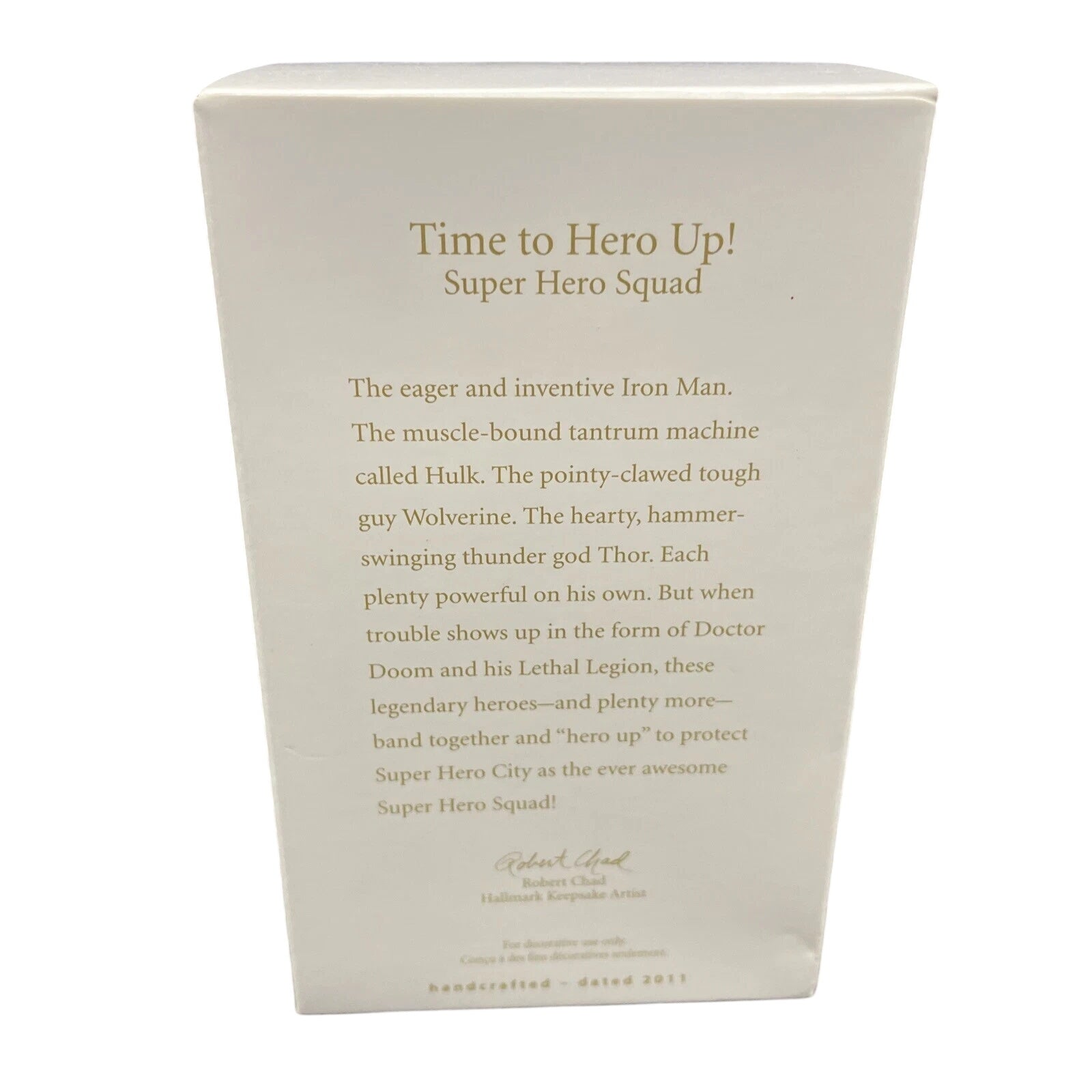 2011 Time to Hero Up! Hallmark Ornament (Super Hero Squad) QXI2627