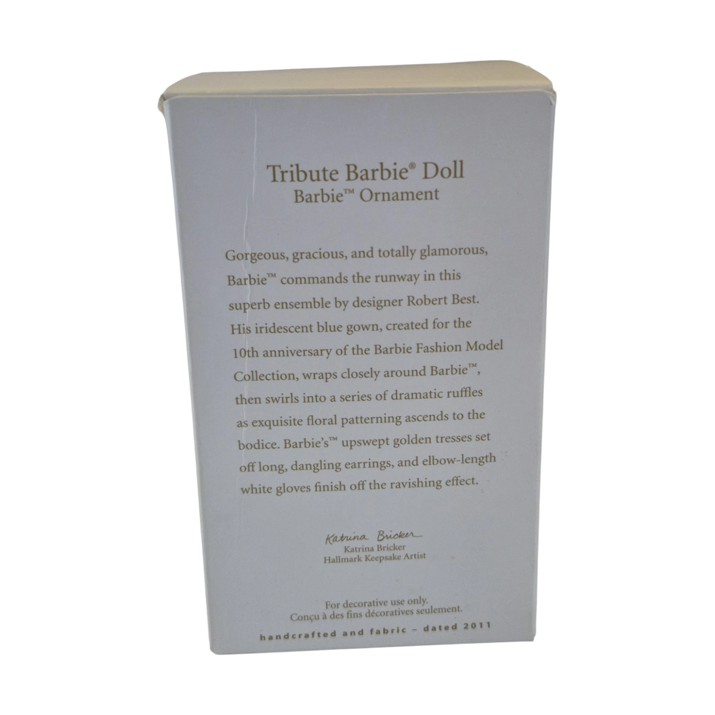 2011 Tribute Hallmark Ornament (Barbie) QXI2479 Image6