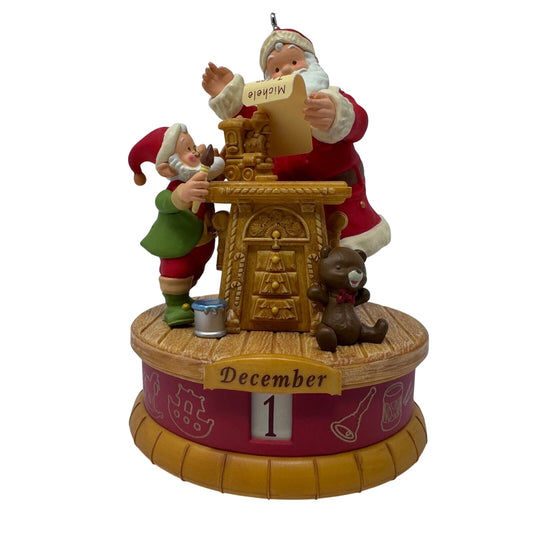2011 "'Twas the Month Before Christmas" Countdown Hallmark Ornament (Listen to 25 days of recorded storytelling!) QXG4719 Image1