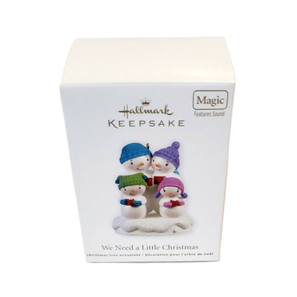 2011 We Need a Little Christmas Hallmark Ornament (Snowman) QXG3237