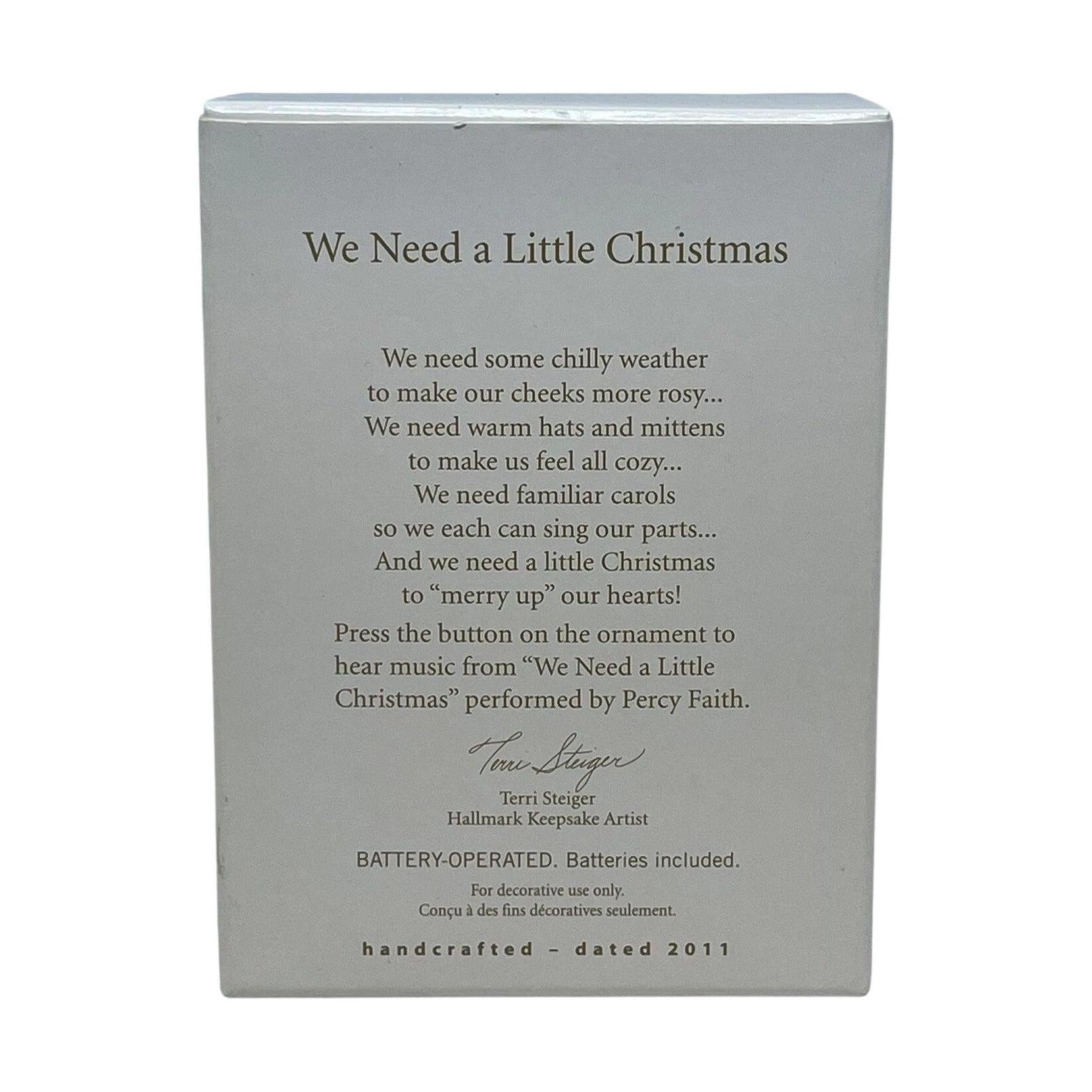 2011 We Need a Little Christmas Hallmark Ornament (Snowman) QXG3237 Image6