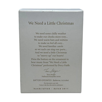 2011 We Need a Little Christmas Hallmark Ornament (Snowman) QXG3237 Image6