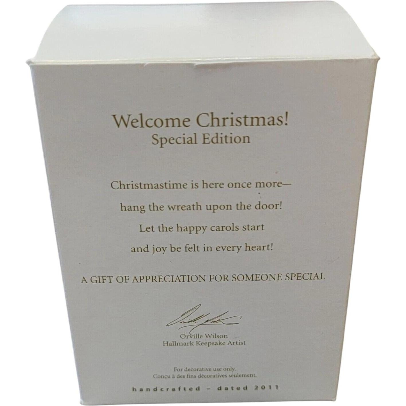 2011 Welcome Christmas! Hallmark Ornament (Home) AD4485
