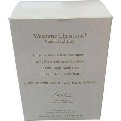 2011 Welcome Christmas! Hallmark Ornament (Home) AD4485