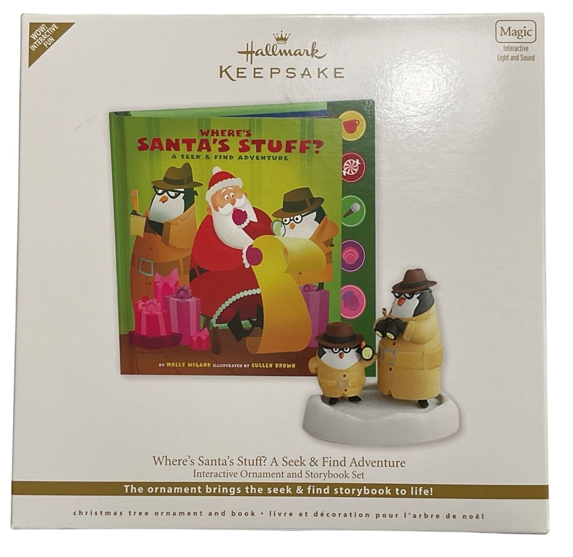 2011 Where's Santa's Stuff? Hallmark Ornament (Ornament and Book Set) QXG4729
