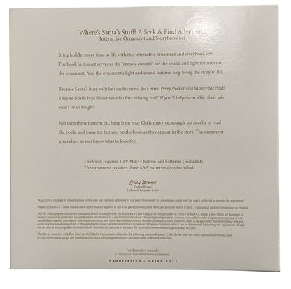 2011 Where's Santa's Stuff? Hallmark Ornament (Ornament and Book Set) QXG4729