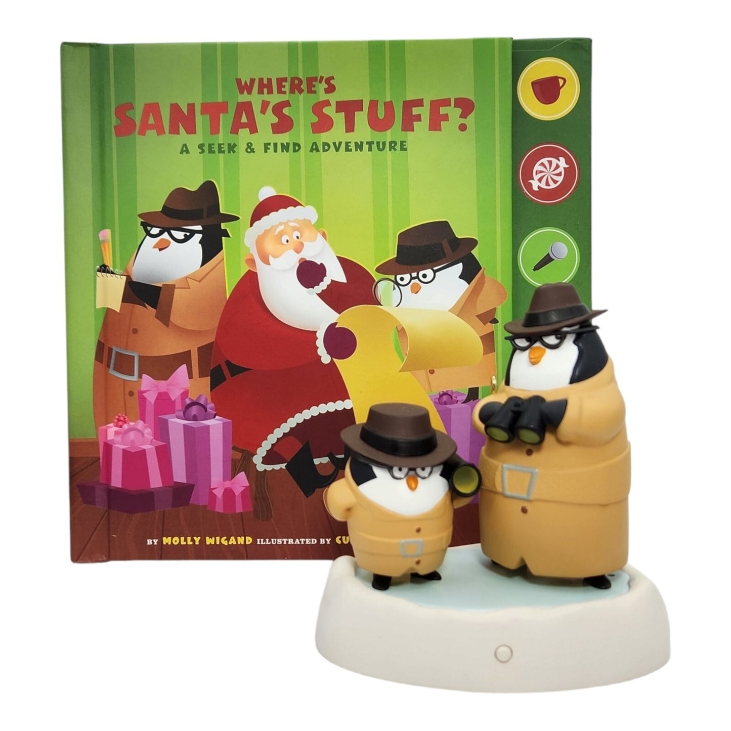 2011 Where's Santa's Stuff? Hallmark Ornament (Ornament and Book Set) QXG4729