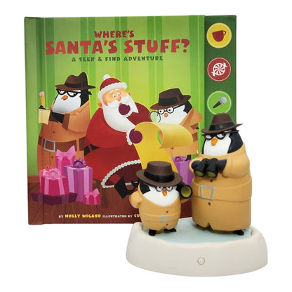 2011 Where's Santa's Stuff? Hallmark Ornament (Ornament and Book Set) QXG4729