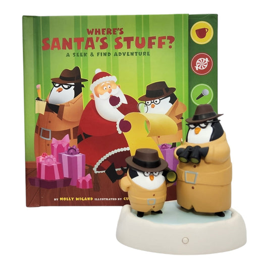 2011 Where's Santa's Stuff? Hallmark Ornament (Ornament and Book Set) QXG4729