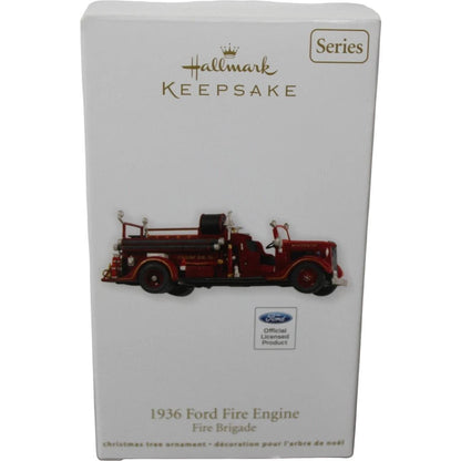 2012 1936 Ford Fire Engine Hallmark Ornament (Fire Brigade) QX8204
