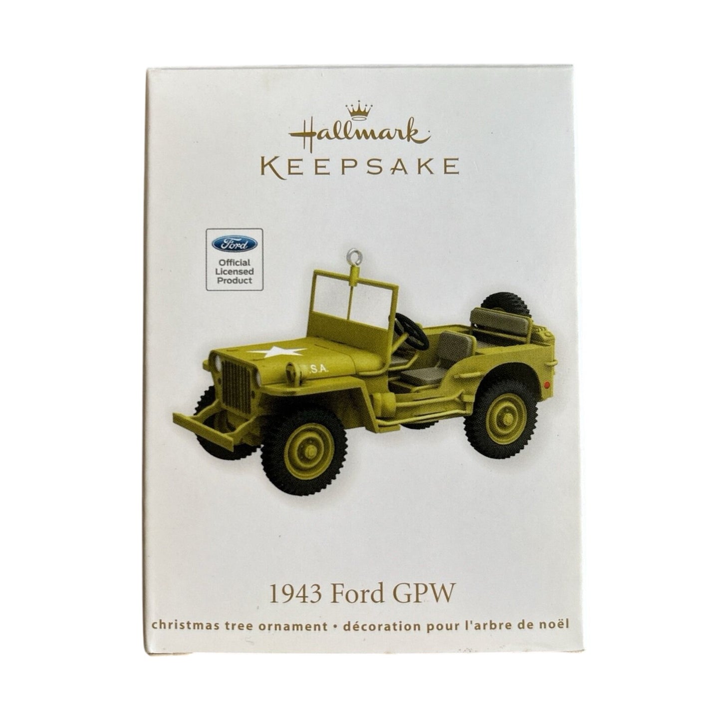 2012 1943 Ford GPW Hallmark Ornament (Military) QXI2074
