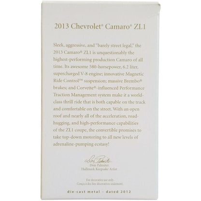 2012 2013 Camaro ZL1 Hallmark Ornament (Classic American Cars) QXI2994