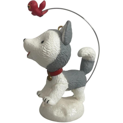 2012 A Snow Day for Jingle Hallmark Ornament (Jingle and Bell) QXG4484