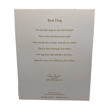 2012 Best Dog Hallmark Ornament (Photo Holder) QXG4714