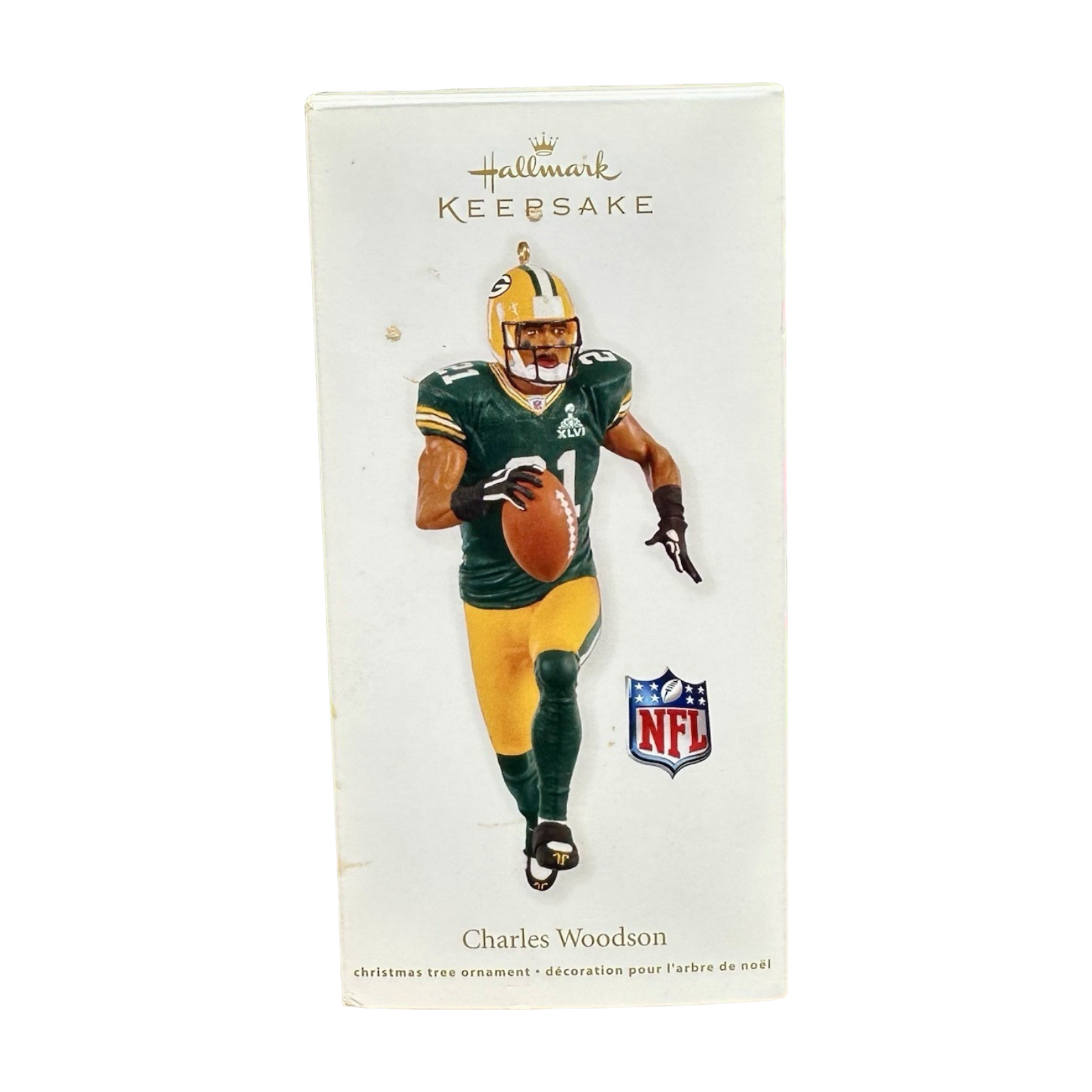 2012 Charles Woodson Hallmark Ornament (Football Legends) QXI2094