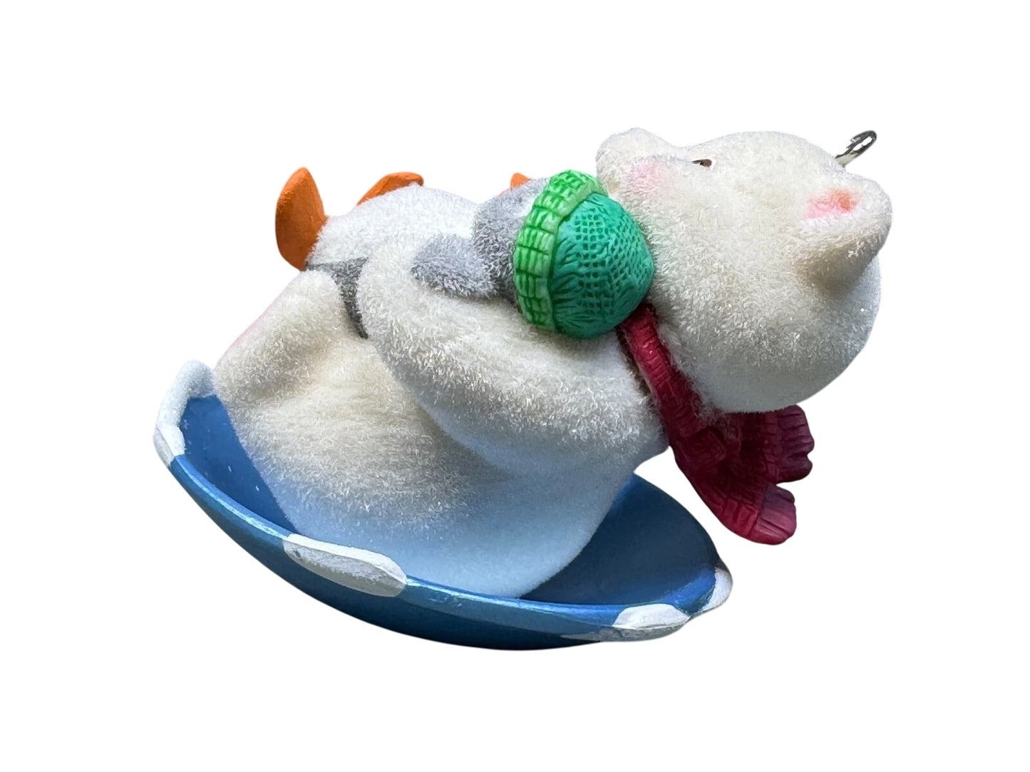 2012 Downhill Thrills Hallmark Ornament (Snowball and Tuxedo) QX8061