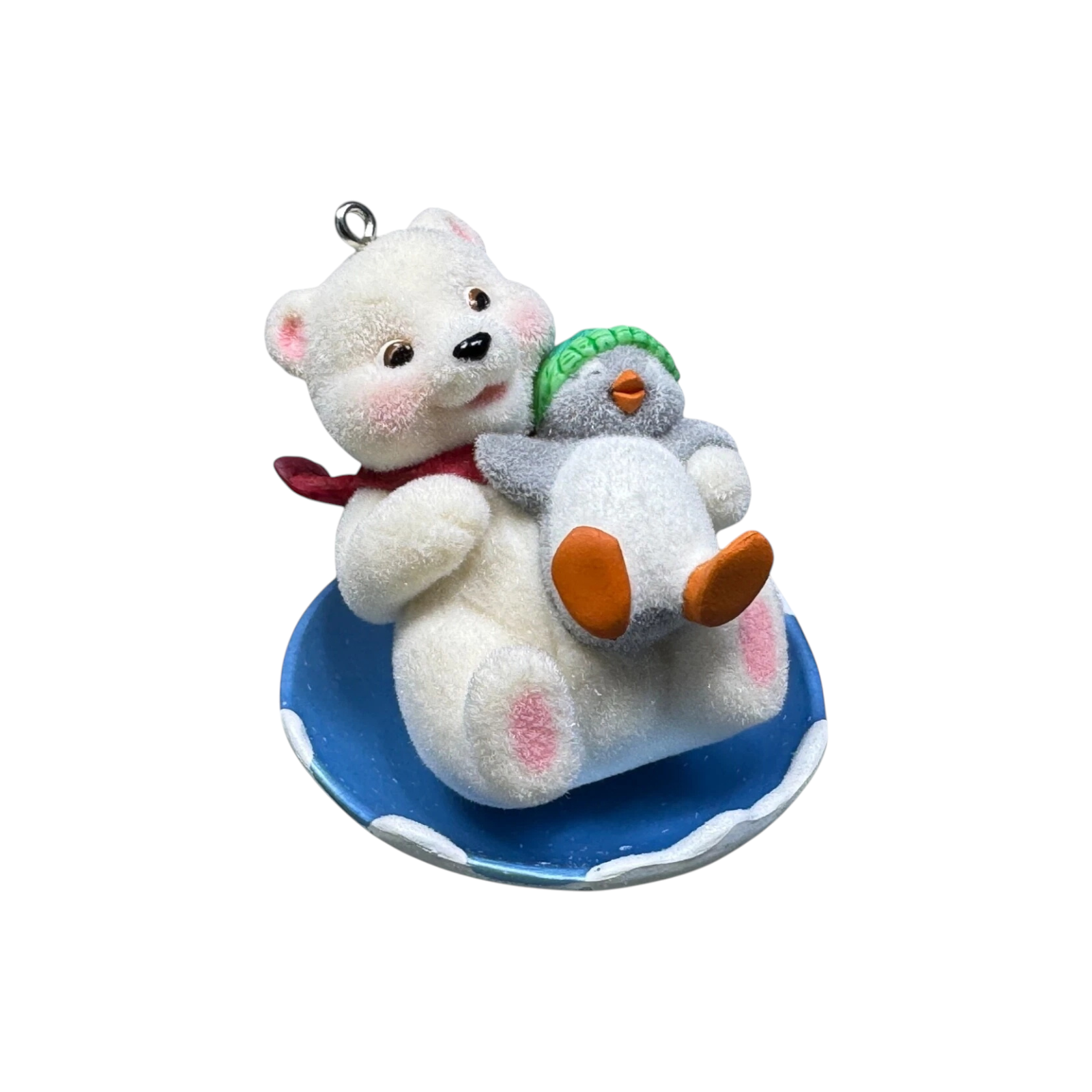 2012 Downhill Thrills Hallmark Ornament (Snowball and Tuxedo) QX8061