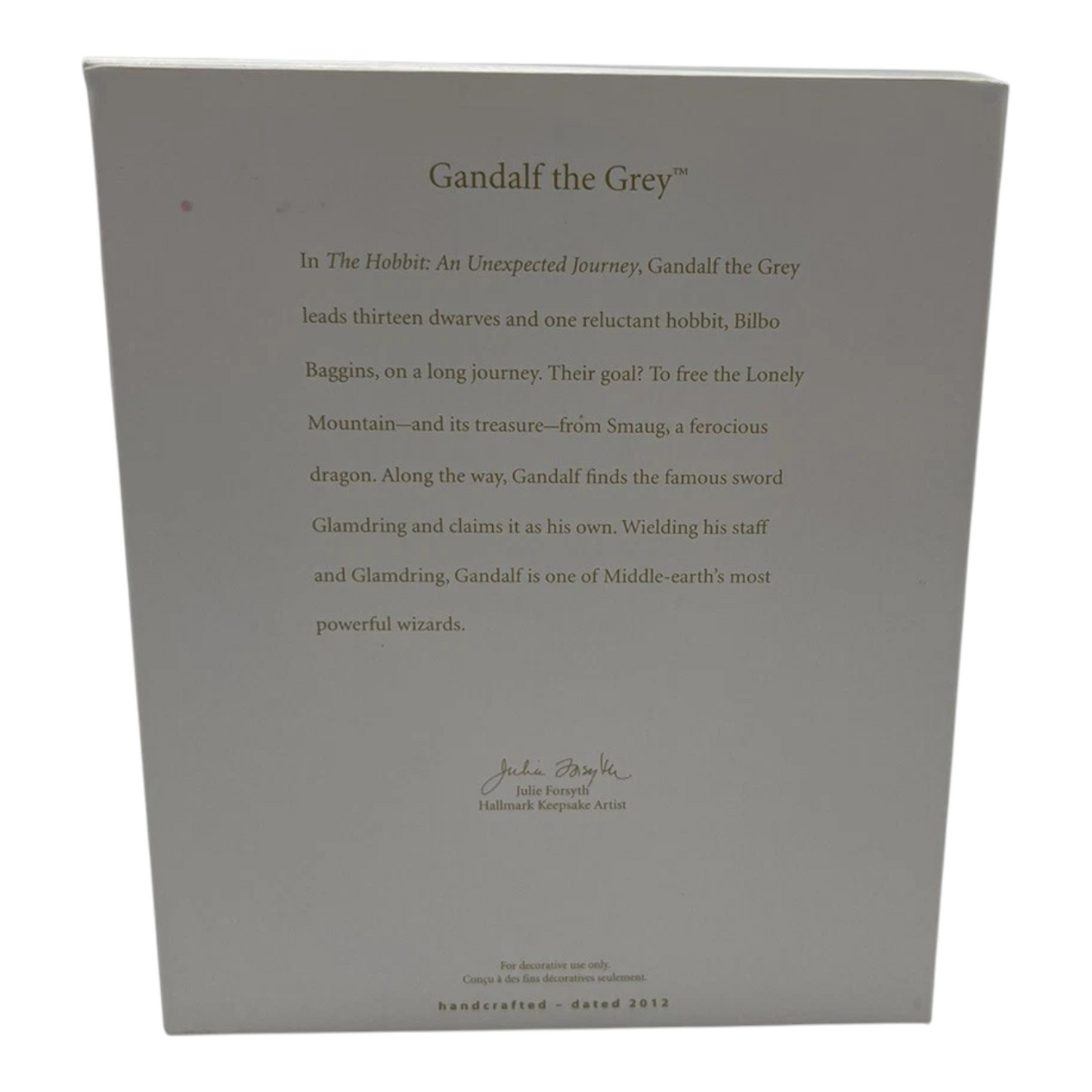 2012 Gandalf the Grey (The Hobbit)