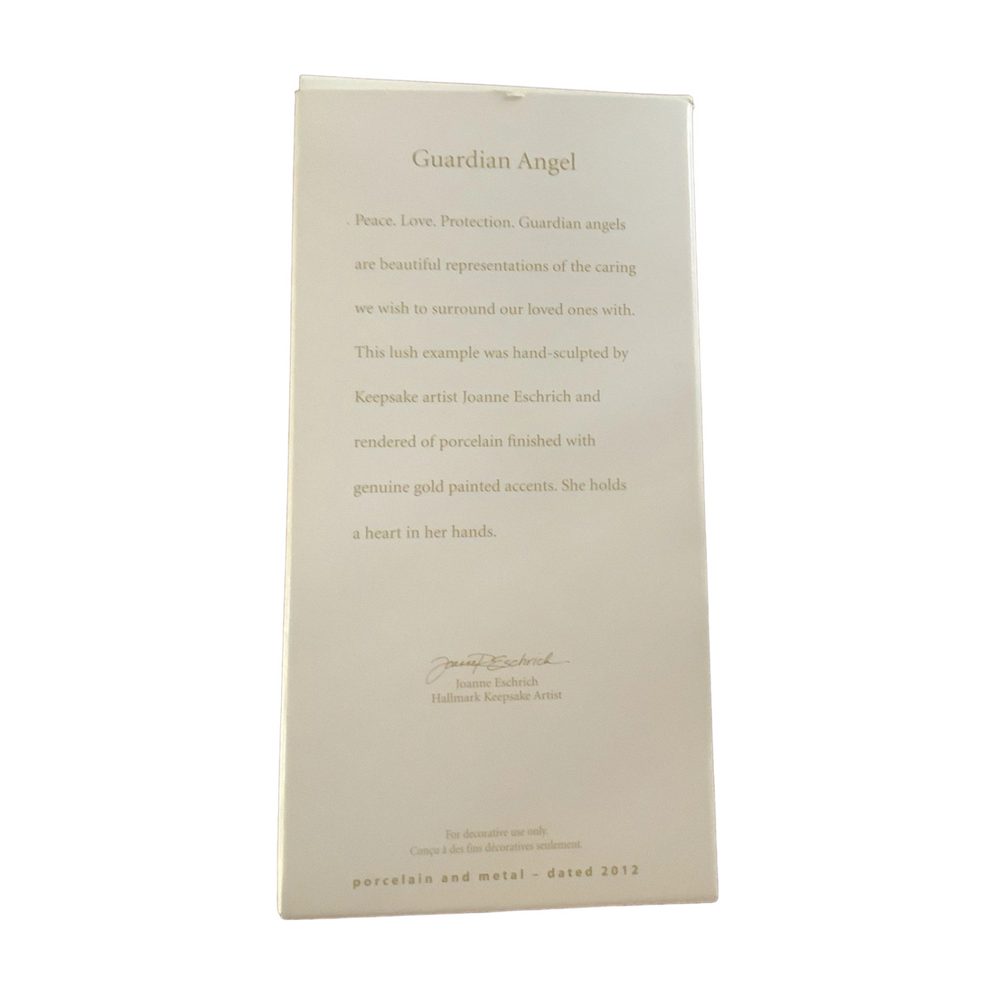 2012 Guardian Angel Hallmark Ornament (Angel) QXG3564