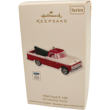 2012 Hallmark Ornament (1966) Ford F-100 Hallmark Ornament (All-American Trucks) QX8224