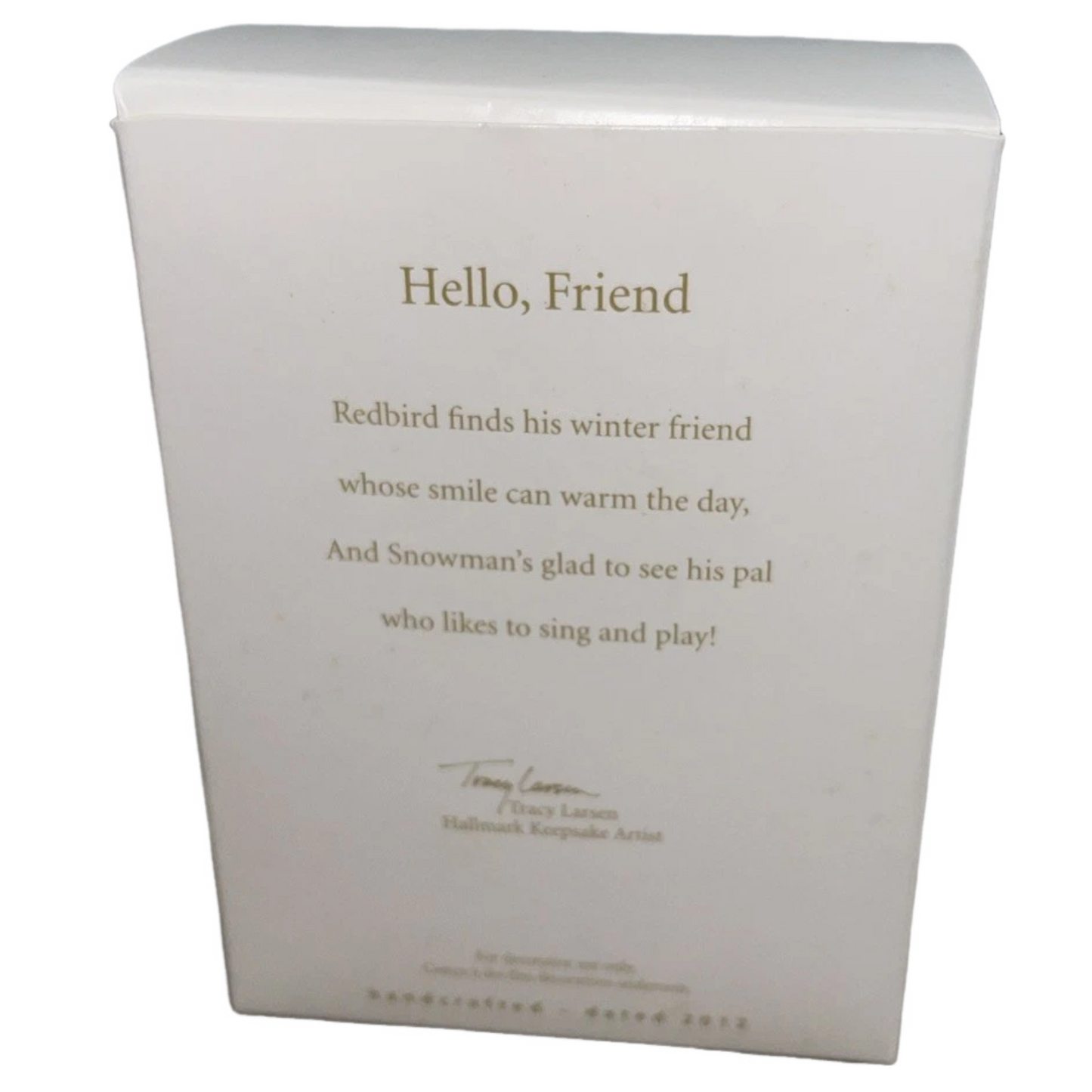 2012 Hello, Friend Hallmark Ornament (Snowmen) QXG4071