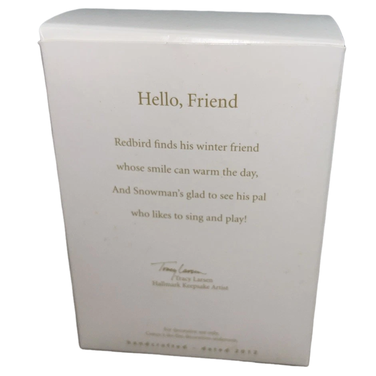 2012 Hello, Friend Hallmark Ornament (Snowmen) QXG4071