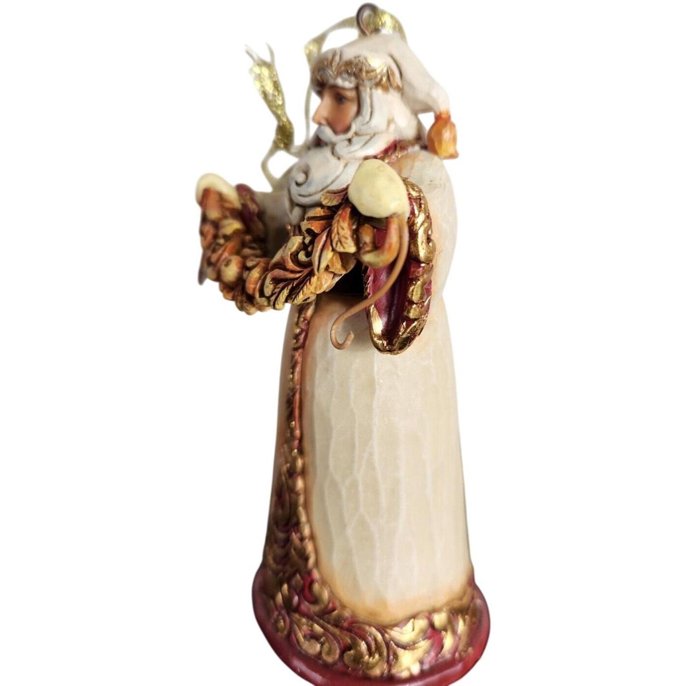 2012 Ivory and Gold Santa (Jim Shore)